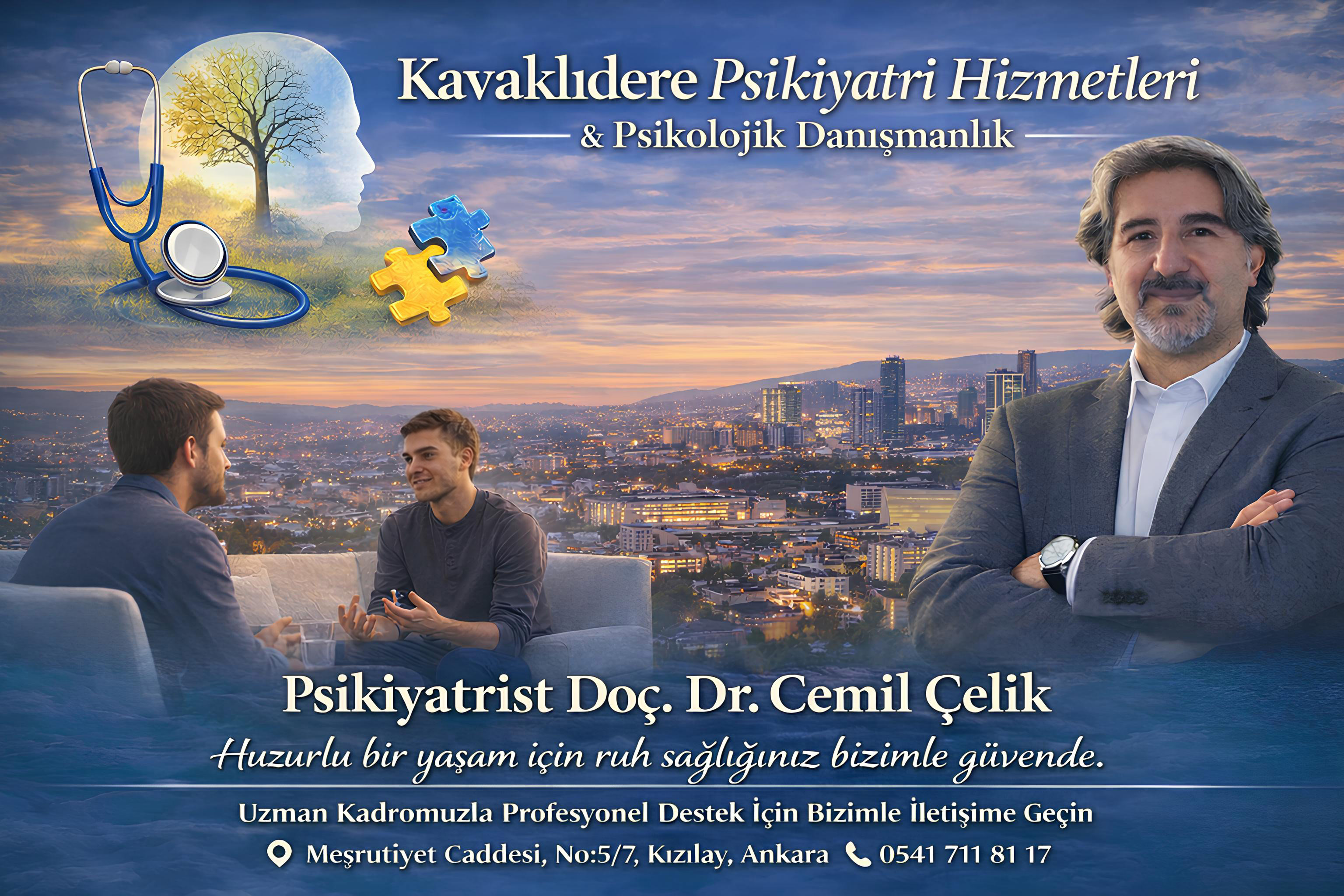 kavaklıdere psikiyatri hizmetleri ve psikolog eşliğinde online terapi desteği başvuru cemil çelik