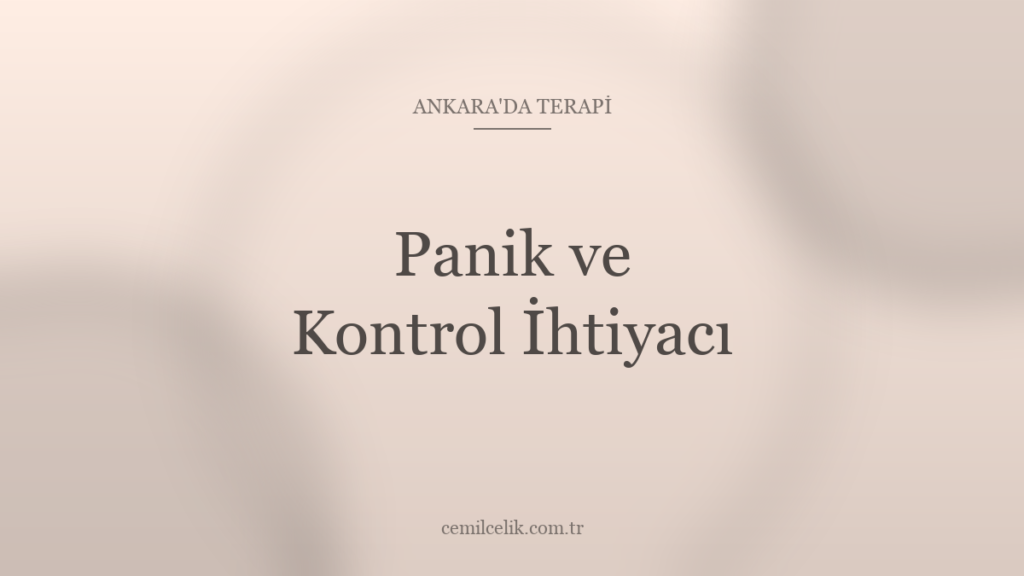 Ankara’da Panik ve Kontrol İhtiyacı Arasındaki İlişki